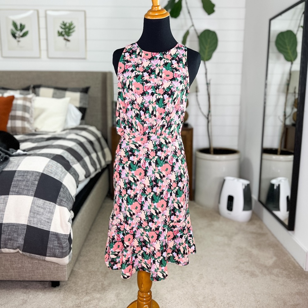 J. Crew Mercantile Floral Short Dress NWT Sz 4 Small S